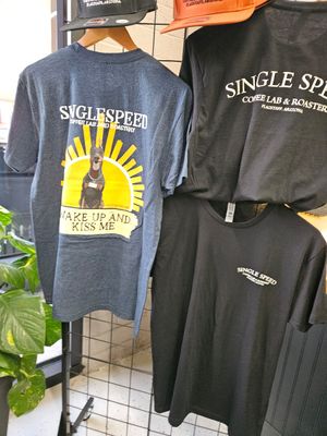 Swag at Single Speed Coffee Roasters in Flagstaff