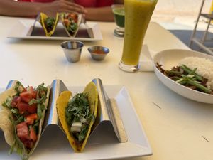 Dinner   at Down Town Vegan in Serrekunda