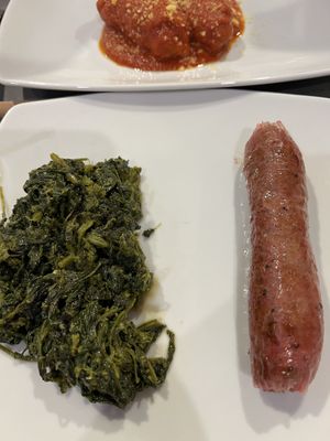Salsiccia e friarielli  at Arrecrià Bistrot in Naples