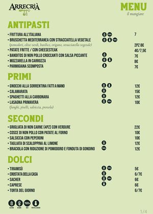  at Arrecrià Bistrot in Naples