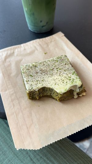 Matcha Brownie  at Matchaful - Brookfield Place in New York City
