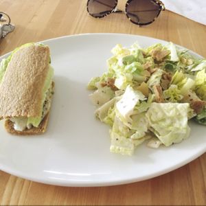 1/2 sandwich 1/2 salad combo lunch special  at The Cider Press Cafe in Naples