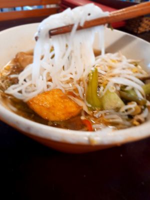 My take away vegan bun thai at Tịnh Tam in Ho Chi Minh City