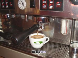 our organic coffee 'oval' at Cafe Kuchen in Berlin