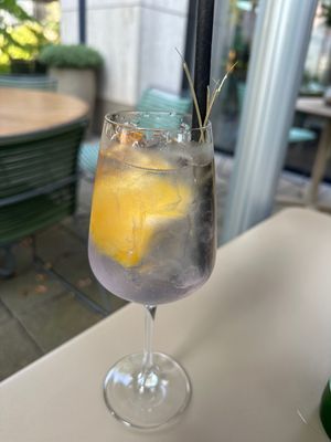 Lavendel Limonade  at Aigu Restaurant & Bar in Zug