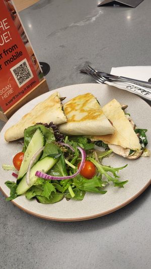 Vegan flat grill at The Coffee Club - The Glen in Glen Waverley