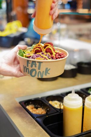  at Fat Monk - Wien Westbahnhof in Vienna