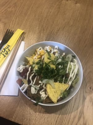 Vegan Bowlrrito  at Fat Monk - Wien Westbahnhof in Vienna