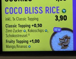 Vegan desert  at Fat Monk – Wien DC Tower in Vienna