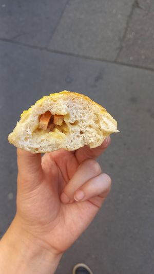 inside petit pain aux lardons at Land & Monkeys - Montmartre in Paris