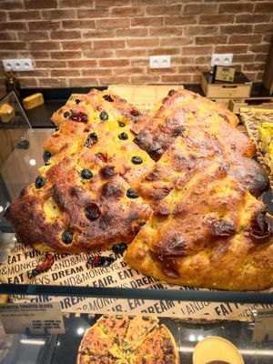 Focaccia  at Land & Monkeys - Montmartre in Paris