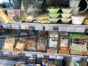 Plant meats and cheese   at Tagwerk Biomarkt Freising in Freising