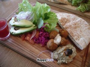 Falafel Plate (vegetarian). at Ukafe in Tokyo