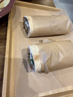 Kebabah vegan with seitan  at Taratoer in Leiden