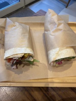 Falafel wrap  at Taratoer in Leiden