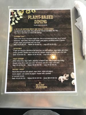 New menu with wings!  at Mellow Mushroom in San Antonio