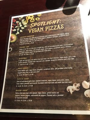 You have to ask for this menu at Mellow Mushroom in San Antonio