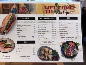 Menu  at Hochi Mini in Ferntree Gully