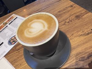 Oat milk latte  at Hochi Mini in Ferntree Gully