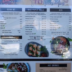 Menu at Hochi Mini in Ferntree Gully