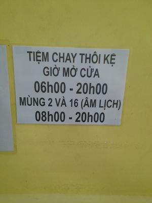 Hours at Thôi Ke in Ho Chi Minh City