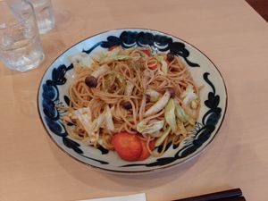 Yakisoba at Cafe & Space Link in Fukuyama