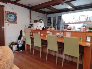 Counter at Cafe & Space Link in Fukuyama