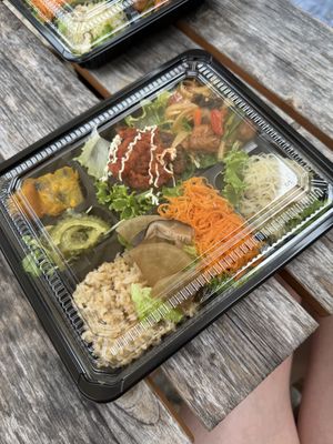 Vegan bento of the day  at Bear Kitchen - くまキッチン in Nago