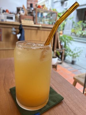 Spicy pineapple soda  at Koneko Cafe in Taipei