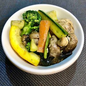 Sautéed vegetables  at Food Souk Restaurant in Dubai