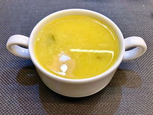 Spiced congee at Food Souk Restaurant in Dubai