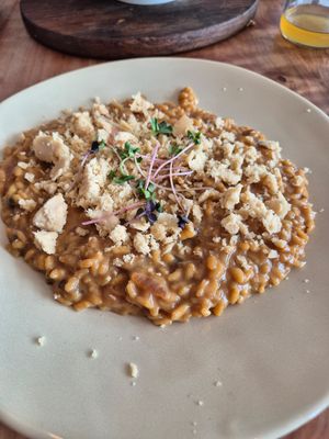 Risotto at The Conscious Kitchen - Napier St in Cape Town