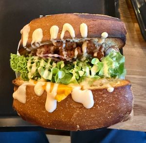 No Big Mäc Toast  at VRÜH - All Day Breakfast - Kreuzstrasse in Dortmund