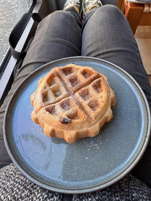 Waffel mit Beeren  at Cafe Tilia in Freiburg