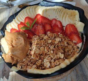 Acai coconut smoothie bowl at Chapter 9 Cafe in Amman