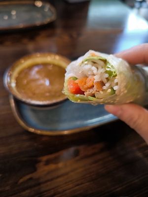 Spring Rolls at Metta Vegan in Warsaw