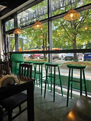 Inside at Metta Vegan in Warsaw