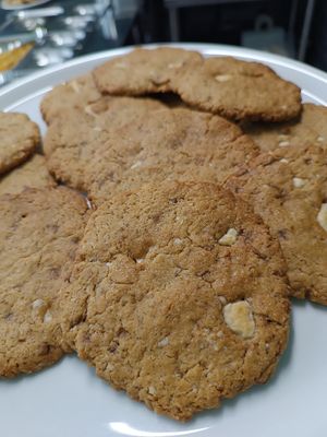 Cookies al cioccolato bianco at La Radice in Udine