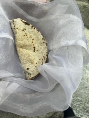 Roti bread  at Lungta Restaurant in Kathmandu