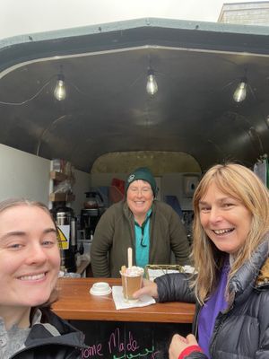 Fuel Bowls kept me warm with their wonderful, deluxe hot chocolate!  at Fuel Bowls in Manchester