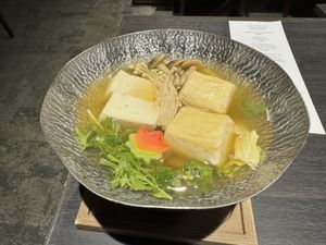 Tofu  at Hakujukan in Fukui