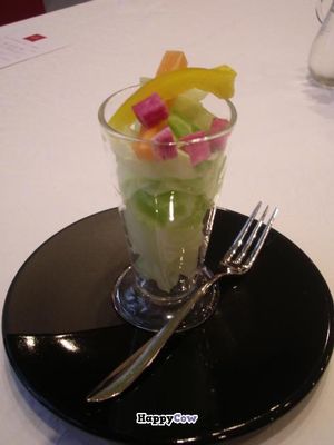 Lunch course 2940yen (vegan) part 5 at G and V in Tokyo