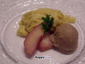 Beauty dessert set 1050yen at G and V in Tokyo