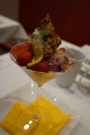 Beauty parfait. at G and V in Tokyo