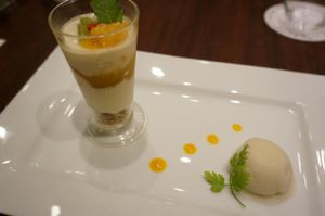 Mango parfait.  at G and V in Tokyo