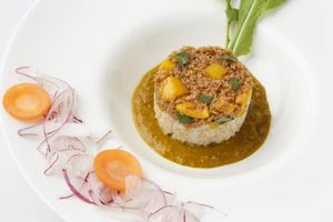 main dish at G and V in Tokyo