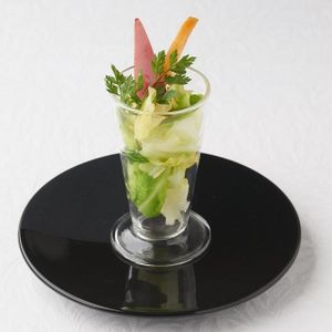 Vegetable Parfait at G and V in Tokyo