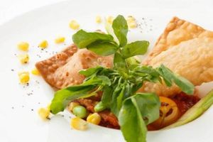 main dish at G and V in Tokyo