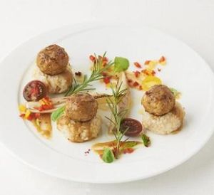 main dish at G and V in Tokyo