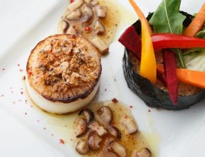 main dish at G and V in Tokyo